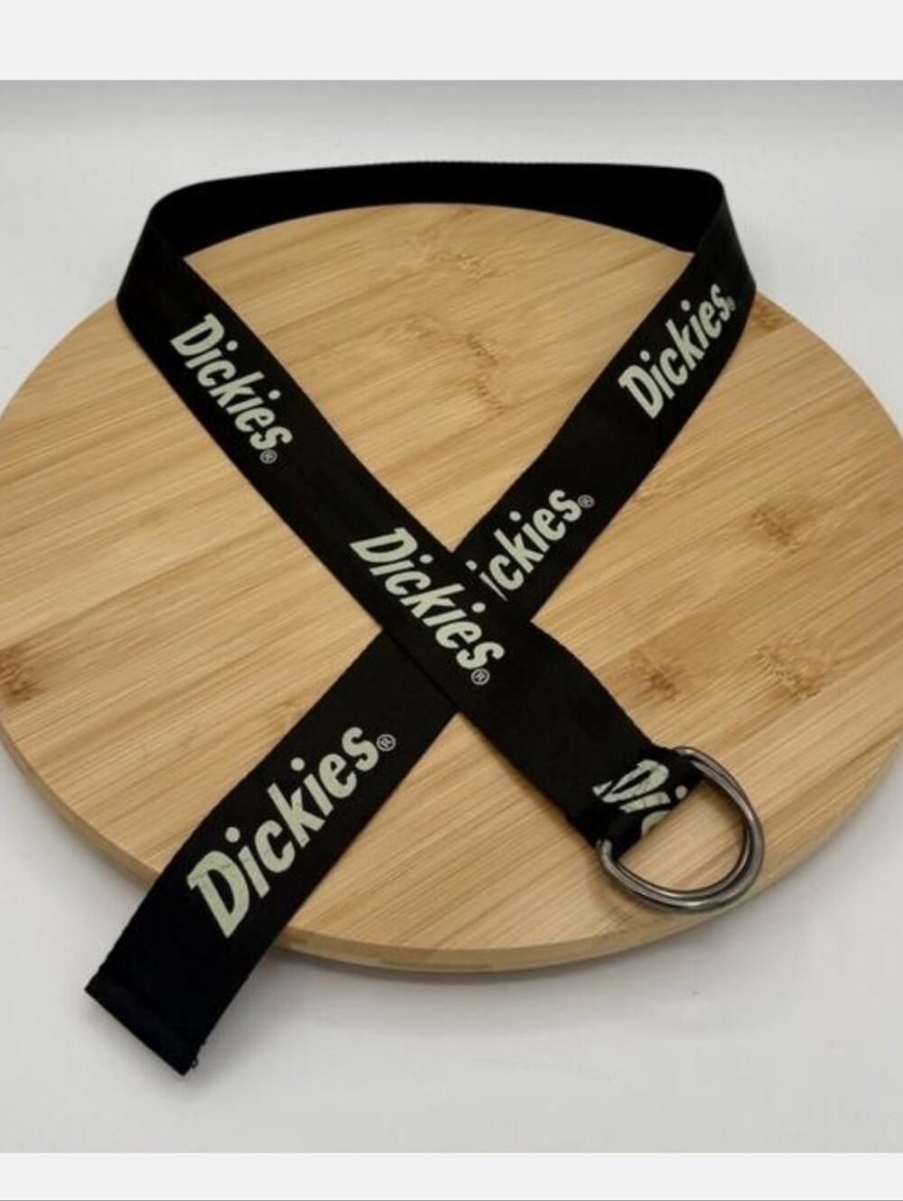 Dickies Unisex Black Loop Logo Belt Skater Casual Streetwear Edgy